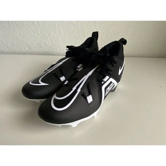 Nike Alpha Menace Pro 3 Mid Football Cleats Men's Black Size 12 CT6649-001 - Picture 7 of 10